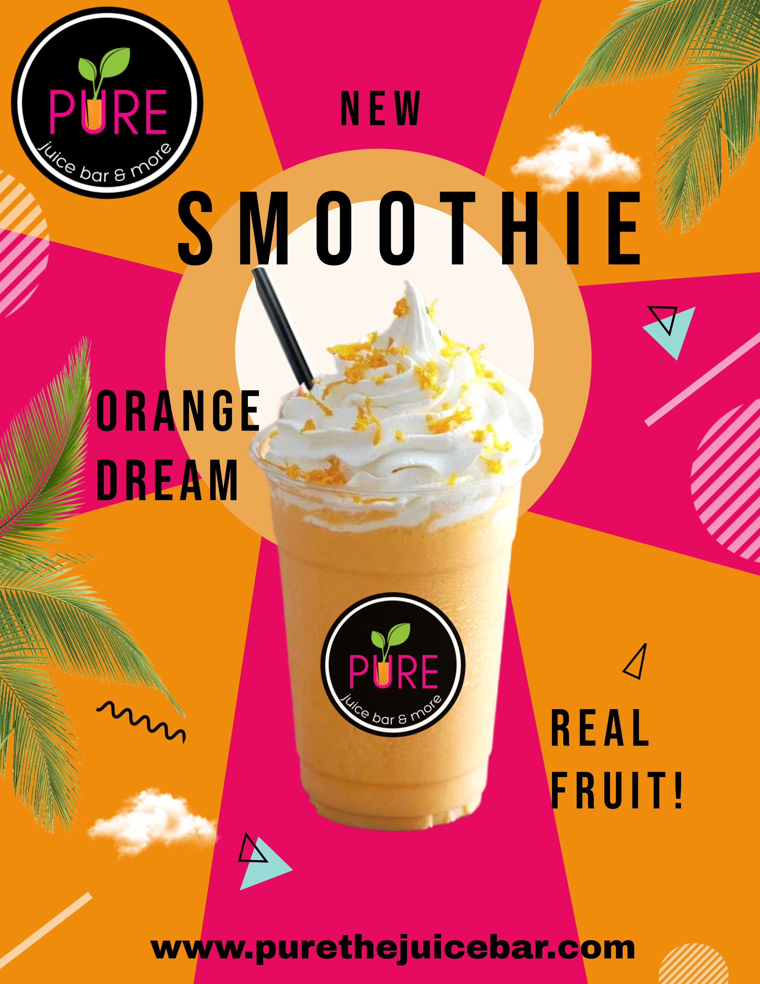 Smoothie Bar Orange Smoothie Near Me Orange Dream Pure Juice Bar
